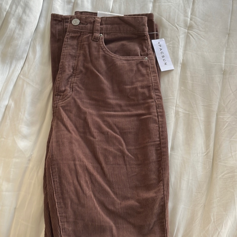 Pacsun brown corduroys size 26 NWT!!!